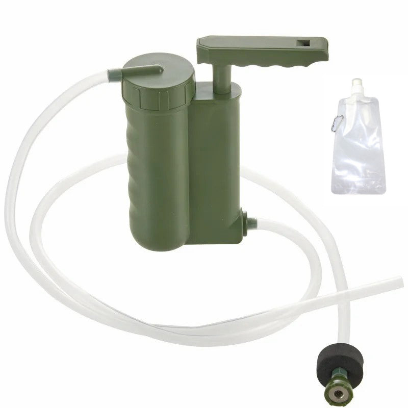 Outdoor Camping Hiking Water Filter Emergency Survival Water Purifier + 480ml Water Pack (No FDA, BPA Free) Outdoor Camping Hiking Water Filter Emergency Survival Water Purifier + 480ml Water Pack (No FDA, BPA Free)
